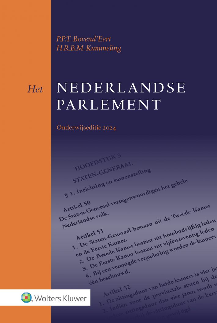 Onderwijseditie Het Nederlandse parlement