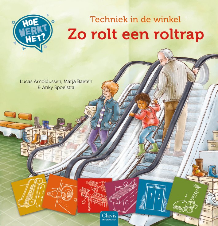 Zo rolt een roltrap