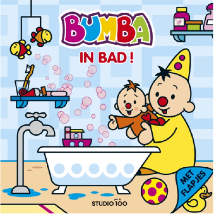 Bumba : kartonboek met flapjes - In bad!
