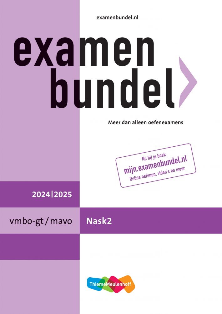 Examenbundel online + boek vmbo-gt/mavo NaSk2 2024/2025