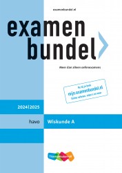 Examenbundel online + boek havo Wiskunde A 2024/2025
