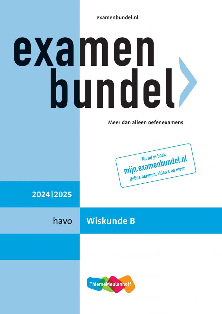 Examenbundel online + boek havo Wiskunde B 2024/2025