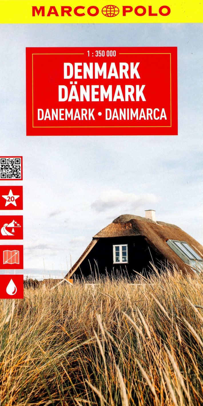 Marco Polo Wegenkaart Denemarken