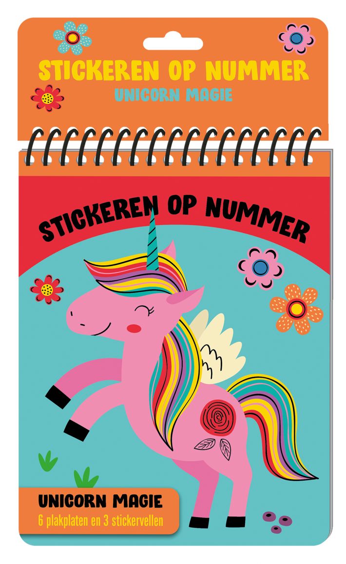 Stickeren op nummer - Unicorn magie