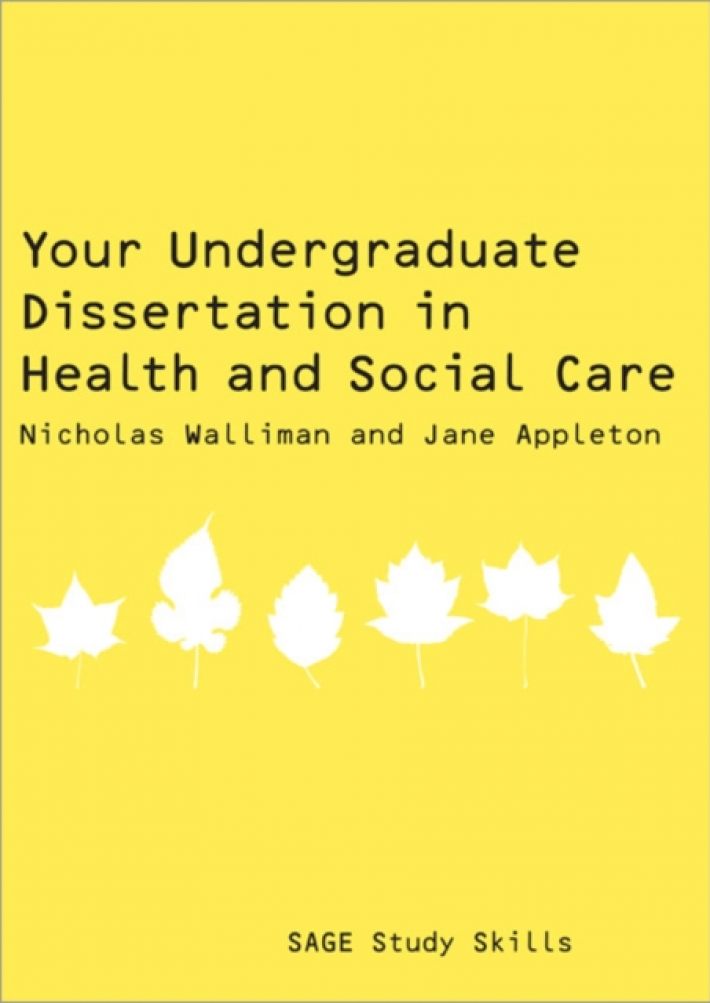 Your Undergraduate Dissertation in Health and Social Care