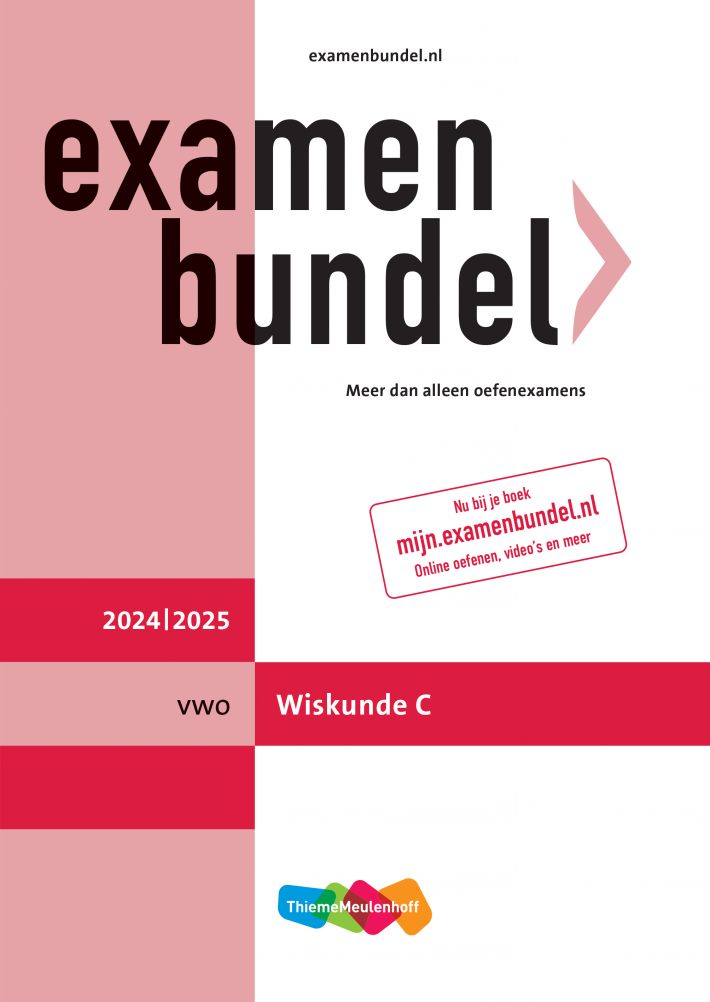 Examenbundel online + boek vwo Wiskunde C 2024/2025
