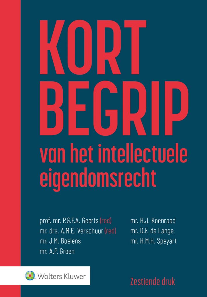 Kort begrip van het intellectuele eigendomsrecht &bullet; Kort begrip van het intellectuele eigendomsrecht