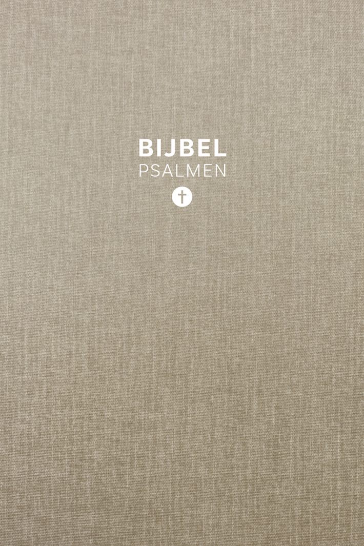HSV Bijbel met Psalmen 10x15 linnen taupe
