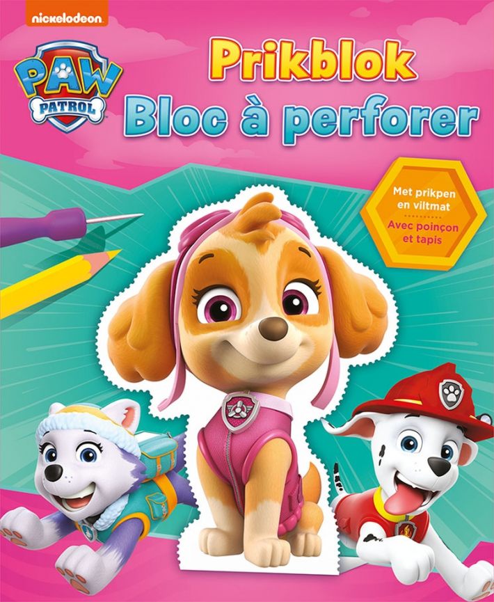 Paw Patrol prikblok (roze) Paw Patrol prikblok (roze)