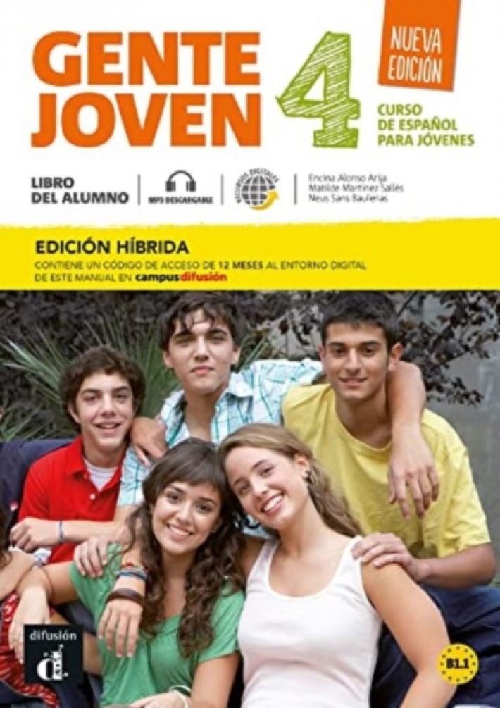 Gente joven 4 Edición híbrida Libro del alumno