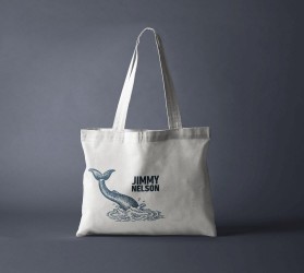 Totebag between the sea and the sky