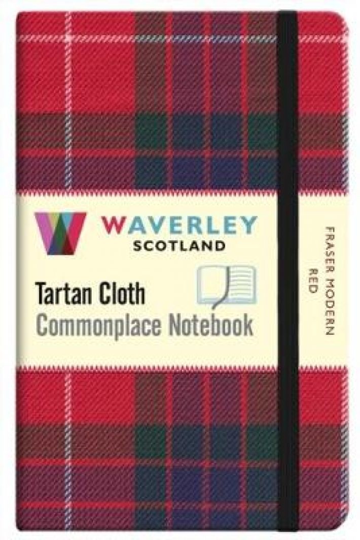 Fraser modern red genuine tartan cloth (pocket)