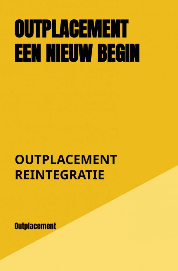 Outplacement een nieuw begin