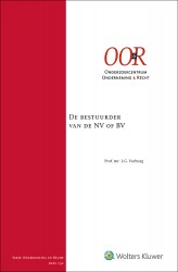 De bestuurder van de NV of BV