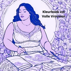 Kleurboek vol volle vrouwen