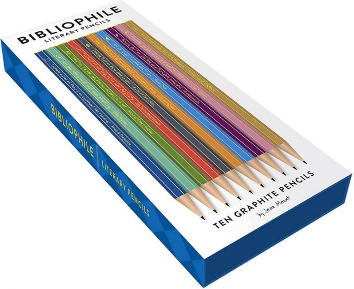 Bibliophile Literary Pencils