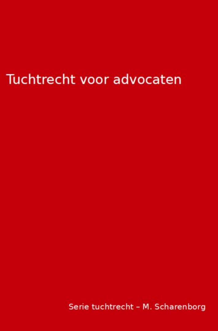 Tuchtrecht voor advocaten