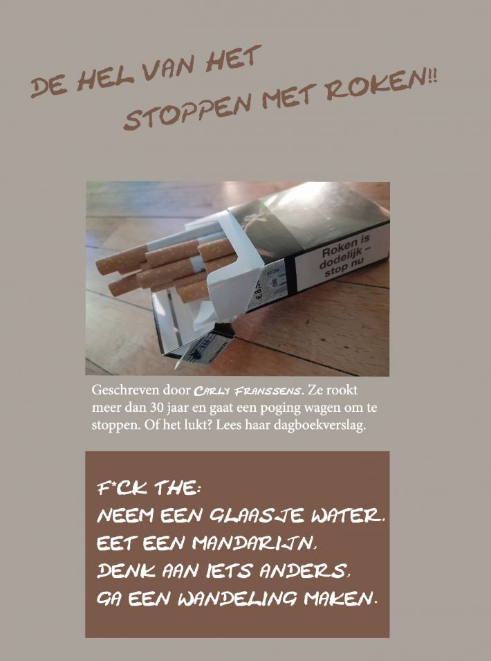 De hel van het stoppen met roken!!