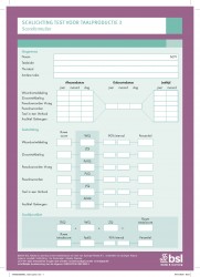 Schlichting Test voor Taalproductie 3 - Scoreformulieren