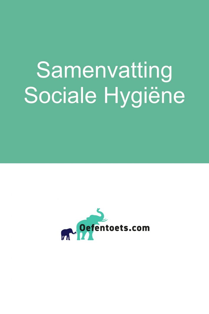 Sociale Hygiëne