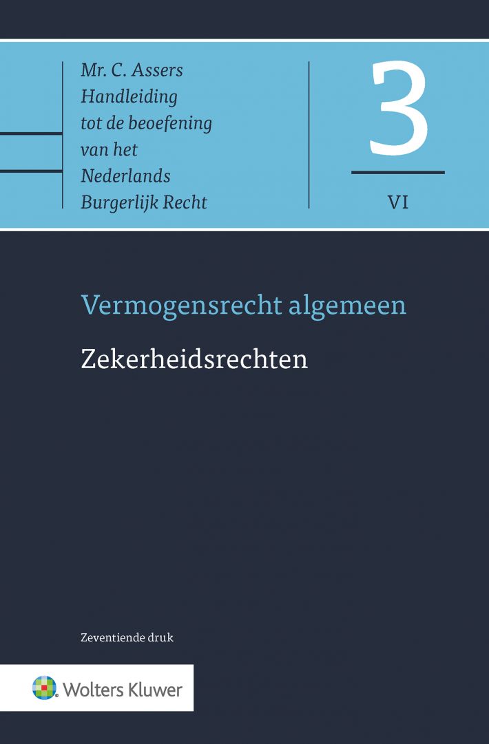 Asser 3-VI Zekerheidsrechten • Zekerheidsrechten