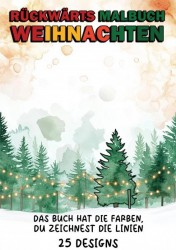 Rückwärts Malbuch - Weihnachten