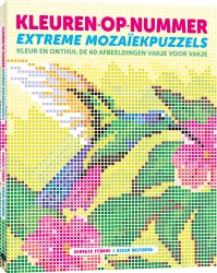 Kleuren-op-nummer: extreme mozaïekpuzzels