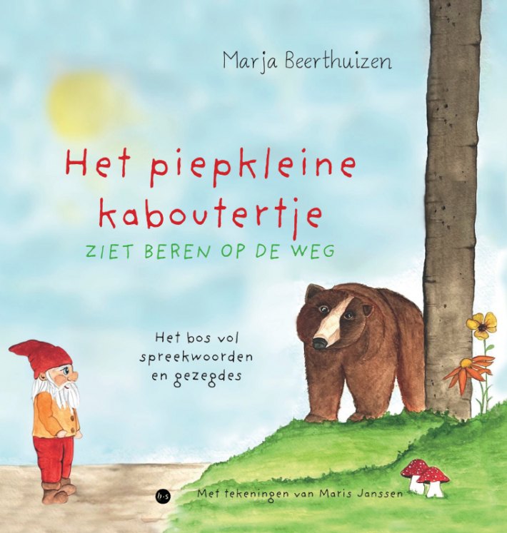 Het piepkleine kaboutertje ziet beren op de weg