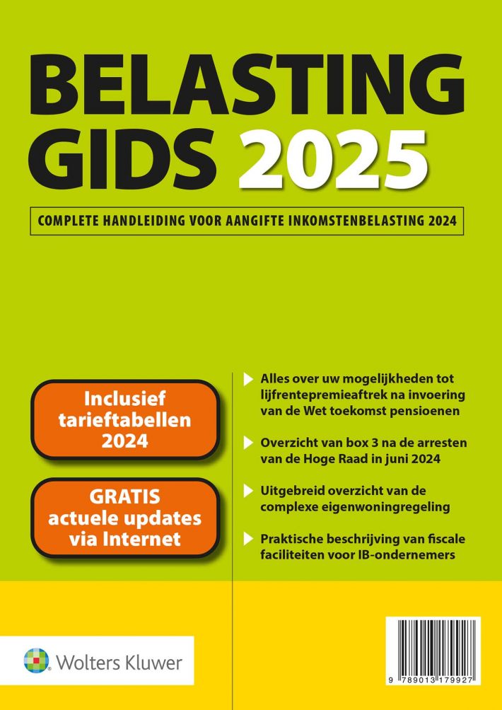 Belastinggids 2025 &bullet; Belastinggids 2025