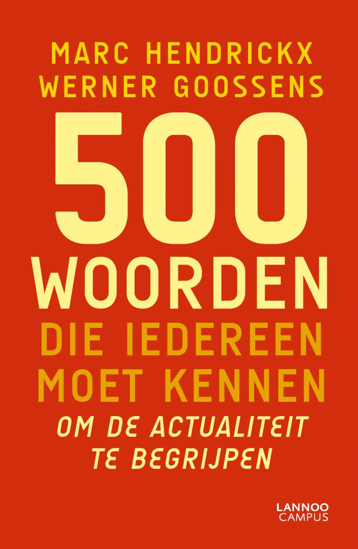 500 woorden die iedereen moet kennen