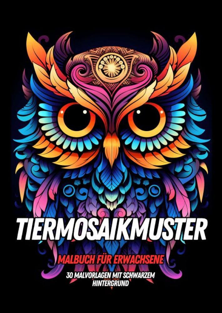 Malbuch für Erwachsene – Tiermosaikmuster