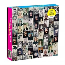 Andy Warhol Selfies 1000 Piece Puzzle