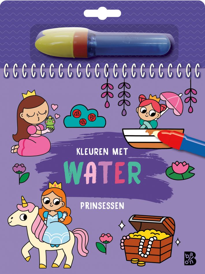 Ik kleur met water: Prinsessen