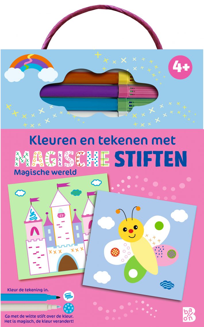 Kleuren en tekenen met magische stiften: Magische wereld