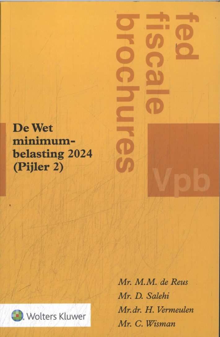 De Wet minimumbelasting 2024 (Pijler 2)