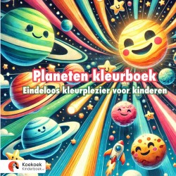 Planeten kleurboek voor kinderen