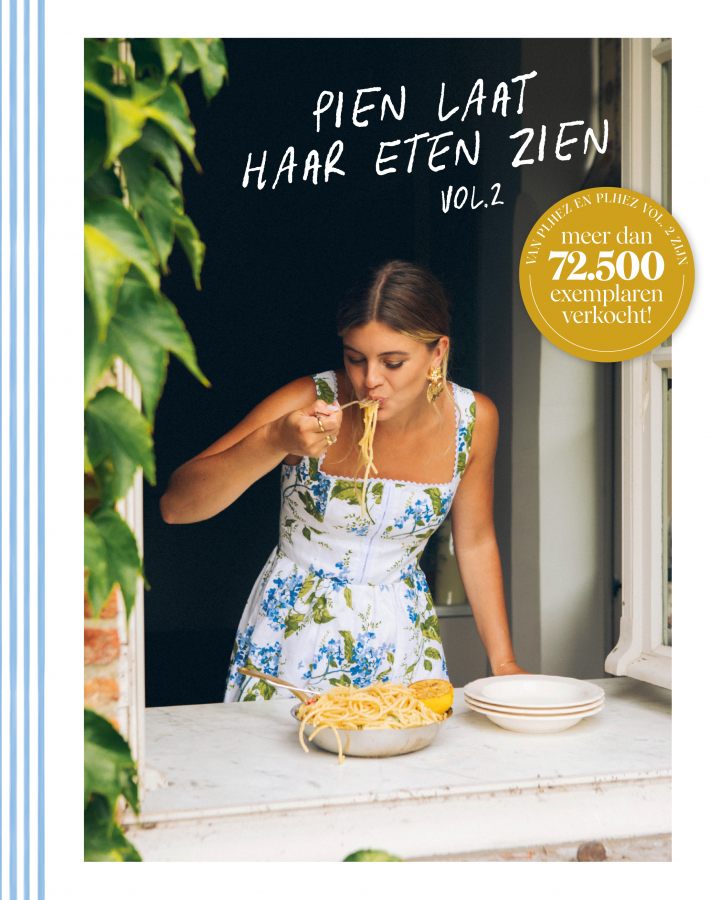 Pien laat haar eten zien