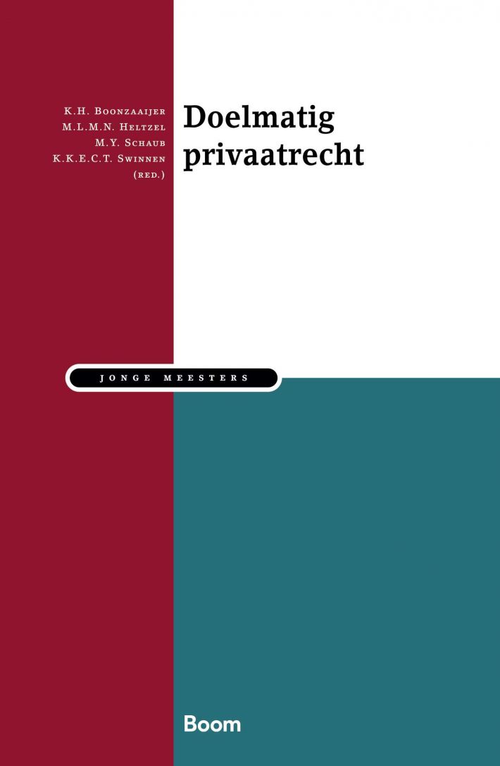 Doelmatig privaatrecht • Doelmatig privaatrecht