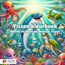 Vissen kleurboek voor kinderen