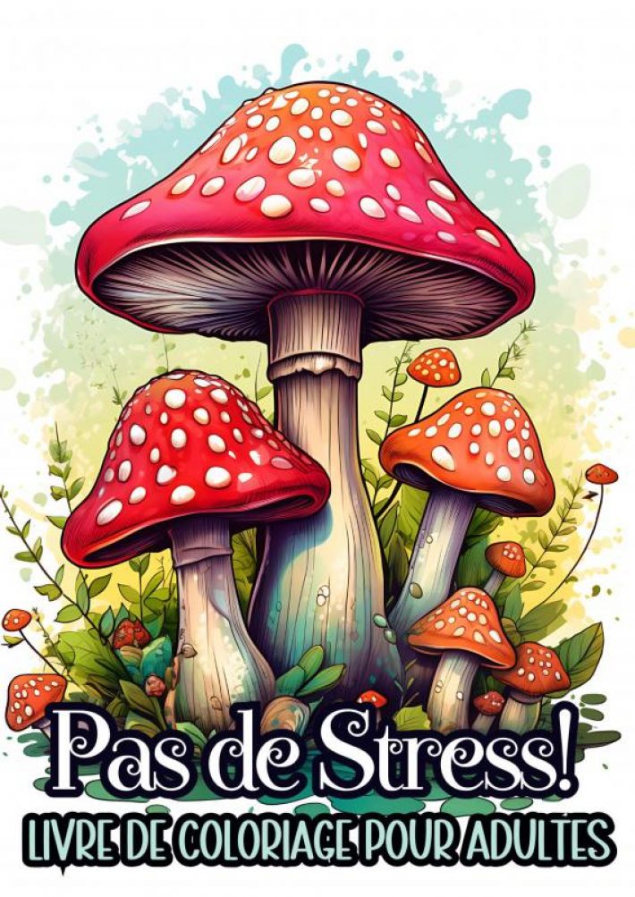 Livre de Coloriage pour Adultes - Pas de Stress!