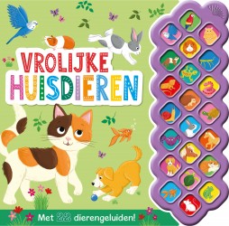 Vrolijke huisdieren - 22 geluidenboek