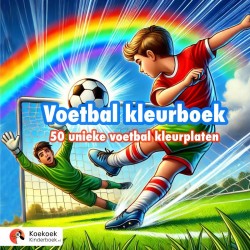 Voetbal kleurboek voor kinderen