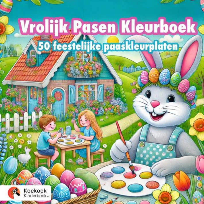 Vrolijk Pasen Kleurboek