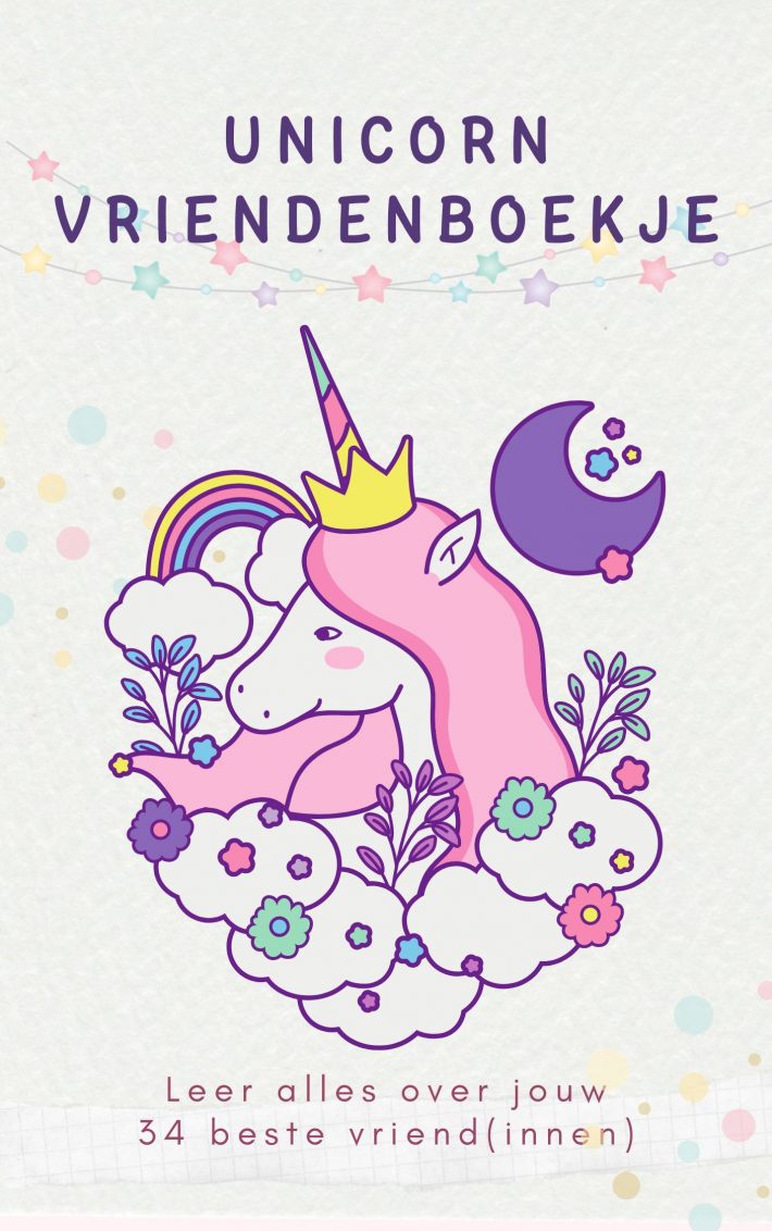 Unicorn Vriendenboekje Meisje