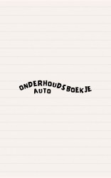 Onderhoudsboekje Auto