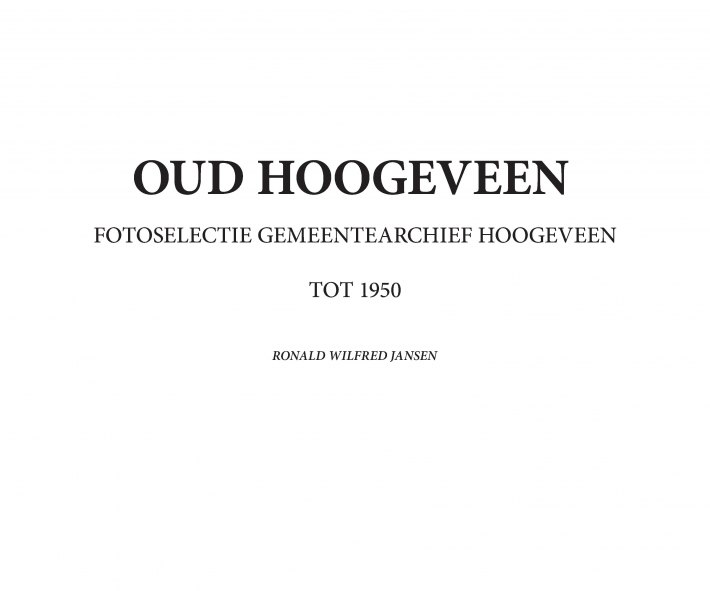 OUD HOOGEVEEN