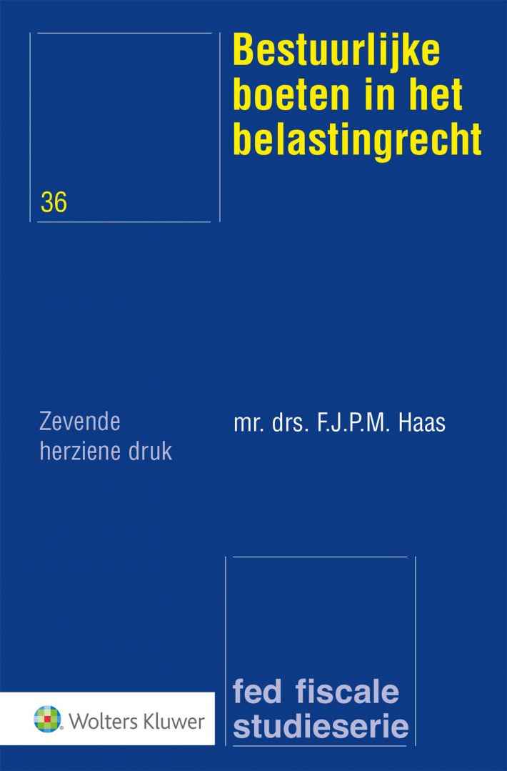 Bestuurlijke boeten in het belastingrecht