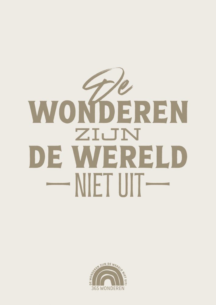De wonderen zijn de wereld niet uit