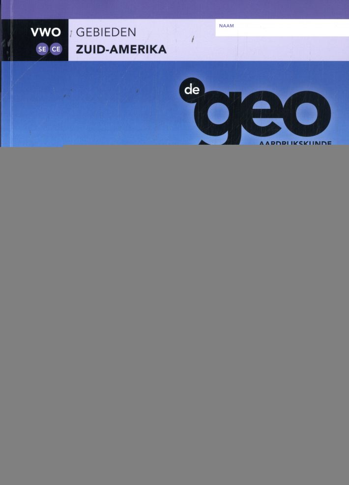 De Geo LRN-line (CE 2026 e.v.) boek vwo Zuid-Amerika