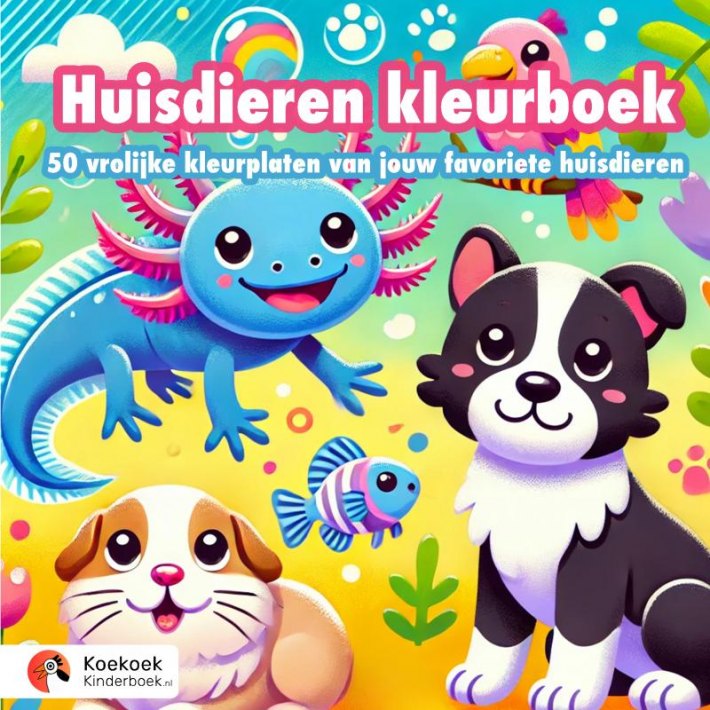 Huisdieren Kleurboek